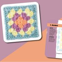 Kit De Tejido DIY Con Diseños De Cuadrados Abuela Juego De Tarjetas De Patrones Para Adultos Conjunto De Combinación Y Diseño - details 2