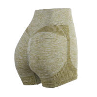 Shorts De Yoga Para Mujer Cintura Alta Shorts De Gimnasio Levantador De Glúteos Running Sportswear Sin Bolsillos Transpirables Para Deportes - details 23