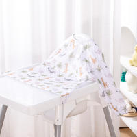 Alfombrilla De Comer Para Bebé HappyFlute One Piece Estampado Completo Impermeable De Poliéster Con Mangas Largas Para Escenarios Variados - details 10