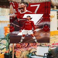 Bandeera De CR7 Cristiano Ronaldo Dibujo Animado Ciencia Ficción Decoración De Pared Para Habitación Casa Material Poliéster Tamaño Variado - details 10