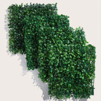 Panel De Hierba Artificial 25cm Protección UV Valla De Privacidad Verde Decorativa Para Jardín Cerca De Boda Material Plástico Estilo Boxwood - details 1