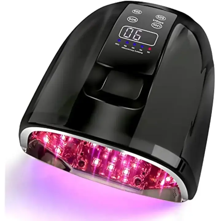 Lámpara De Uñas LED Recargable De 90W Con Espejo Y Cable Inalámbrico Para Manicura Y Acrílico Máquina De Lámpara UV LED - 1