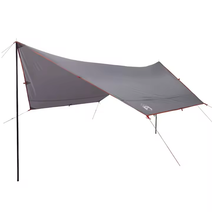 vidaXL Lona de camping impermeable naranja 430x380x210 cm - 1