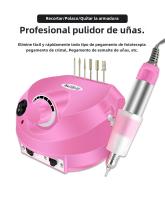 Máquina De Manicura Eléctrica Profesional 35000RPM Con Kit De Linterna Y Broca Portátil Para Sala De Uñas Y Pulidora De Uñas - details 15