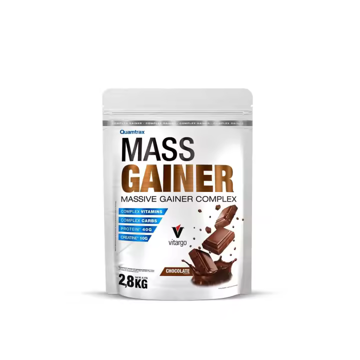 Mass Gainer 2,8kg Quamtrax | Ganador de Peso con Proteína CFM™ y Vitargo® para Máximo Volumen |  Varios Sabores - 1