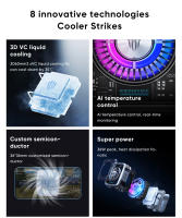 RedMagic VC 5 Pro Enfriador de Líquido, Refrigerador Magnético Radiador para Teléfonos Móviles, ENVÍO DESDE ESPAÑA - details 8