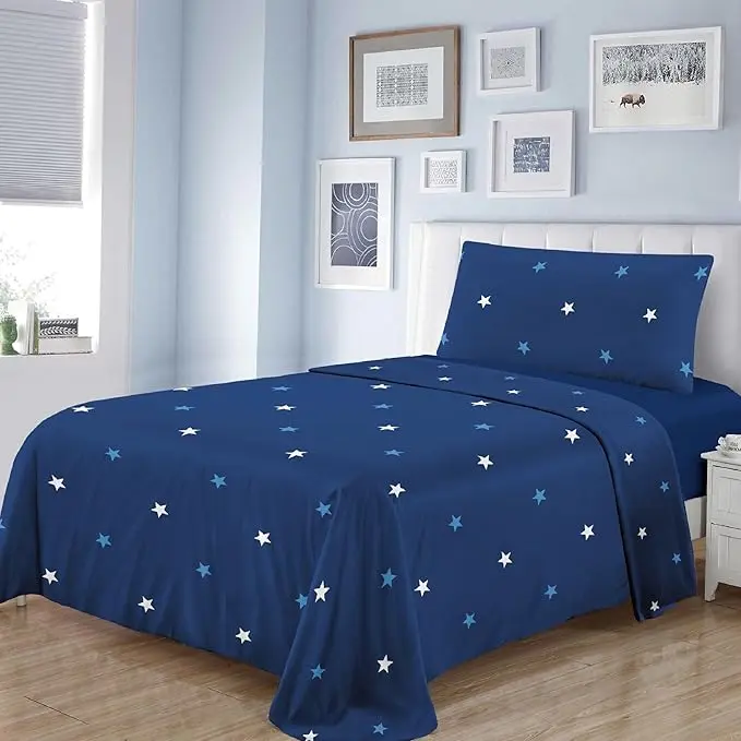 TODOBIEN STORE -  Juego de Sábanas para Cama 3 Piezas, Bajera Ajustable, Encimera, 1 Funda Almohada - 1