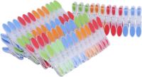 Kurelle 6 docenas / 90 piezas Secado de ropa Clips Fuertes Clavijas para el hogar Pinzas para ropa a prueba de Viento Extra Grande Antideslizante Ergonómico Agare de Goma suave Clo - details 1