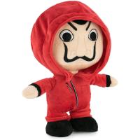 Peluche Famosa Softies - Peluche 20 cm de los Personajes de La Casa de Papel, Serie Oficial de Netflix, con el Traje Rojo y la máscara de Dalí, Suave y blandito - details 0