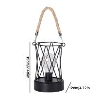 Lámpara De Mesa LED Decorativa Para Interior Diseño De Caja De Hierro Con Luces Nocturnas Batería Incluida Para Dormitorio Y Sala De Estar - details 19