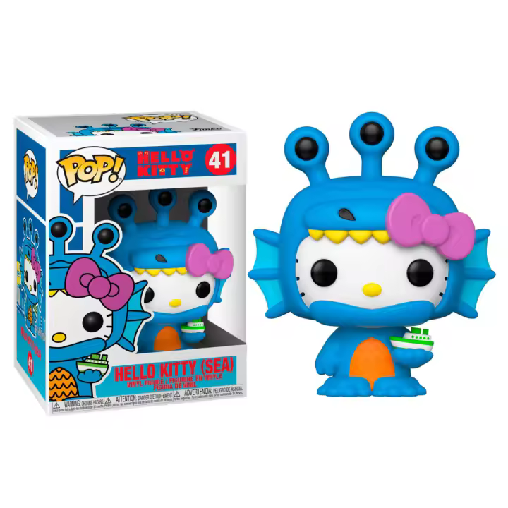 Figura Pop Sanrio Hello Kitty Kaiju Sea Kaiju-Figura de Vinilo Coleccionable - Idea de Regalo- Mercancia Oficial - Juguetes para Niños y Adultos - Movies Fans - Muñeco para Coleccionistas y Exposición - 1