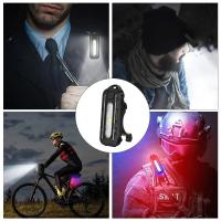 Luz LED Roja Y Azul Para Trabajo Con Clip Recargable Por USB Luz De Advertencia Portátil Linterna De Búsqueda Mano - details 10
