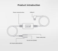 Cable De Vigilancia De Estacionamiento Xiaomi 70Mai Para 70mai 4K A800S WIDE pro plus A500 A500S Kit De Conducción Continua De 24H En Coche - details 5