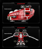 Star Wars Nave Espacial De Construcción Bloques MOC Set De Modelos Técnicos DIY Regalo De Navidad Para Niños Y Adultos Hombres Y Mujeres - details 12