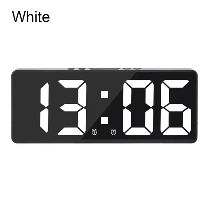 Reloj Electrónico Digital LED, Bright, Grande, Alarma, Temperature Calendar, Luz Nocturna Para Decoración - 1