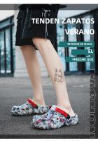 Nuevos Sandalias De Hombre Clogs Con Estampado De Camuflaje Zapatos De Jardín Plana Sandalias De Exterior Zapatillas De Hombre Flip Flops Para El Hogar - details 1