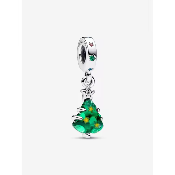 Pandora - Charm Colgante de árbol de Navidad brilliant-Plata de Lei - 1