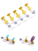5pcs/Pack Soporte Magnético Para Uñas De Ajedrez En Oro Plata Y Rosa Oro Estante De Exhibición Para Gel Polvo Herramientas De Práctica - details 0