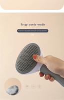 Peine Para Gatos Y Perros Herramienta De Eliminación De Pelos Acero Inoxidable Masajeador De Belleza Accesorios Para Animales - details 4