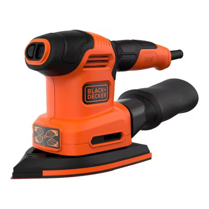 Lijadora Eléctrica Multi-lijadora 200W 4 en 1 Bew200-qs Black+Decker - 1