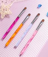 Set De Pinceles Para Uñas De Acrílico Profesional 4 Piezas/set Pincel Para Polvos De Uñas De Gel Herramienta De Manicura Para Mujeres Y Niñas - details 9