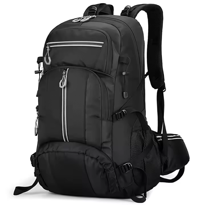 Mochila De Nylon 50L Para Camping Y Trekking Deporte Al Aire Libre Senderismo Escalada Viaje Bolsa De Hombro Reflectante Para Hombres - 1