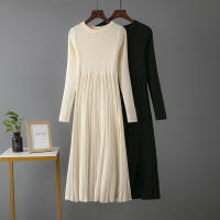 New Chic Mujer Largo Nudo Maxi Sudadera Vestido Otoño Invierno Tejido a Linea Espesor Ribbed Vestido Preppy Estilo Navidad Oficina Fiesta - details 3