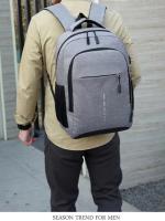 Mochila Unisex Grande De Viaje Simple Y Moda Para Estudiantes Y Computadoras Con Gran Capacidad Bolsillos Internos Y Exterior Cierre De Cremallera - details 12