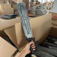 Machete Falso Con Cadena Sangrienta De Halloween 2024 Juguete De Cadena Plástica Para Juegos De Rol Decoración De Horror Con Manchas De Sangre Suministros De Fiesta - details 3