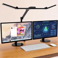 Lámpara De Escritorio LED Con Abrazadera Ultra Brillante 24W Iluminación Atmosférica Auto Dimming Para Oficina Y Hogar Moderno Con Sensor Táctil Incluye Bombillas Garantía De 1 Año - details 0