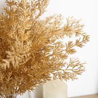 Plantas Artificiales De Maple Dorado Y Eucalipto Decoración De Hogar Para Vaso Falsas Flores De Mimosa Para Boda Y Jardín Accesorios De Adorno De Hojas Plásticas - details 5