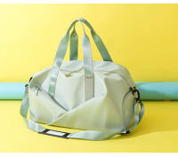 Bolso Deportivo Para Mujer Multifuncional De Viaje Y Gimnasio Con Almacenamiento Seco Y Humedal Bolsa De Mano Para Natación Y Yoga Con Almacenamiento De Zapatillas Bolsa Diaria De Hombro Fin De Semana - details 4