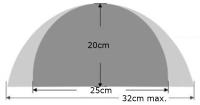 Nueva Cruz Roja Inalámbrica De PU Impermeable Para Deportes Acuáticos Gorro De Baño Para Natación En Piscina Tamaño Grande Adecuado Para Hombres Y Mujeres Adultos Protege Las Orejas Y El Cabello Largo - details 6