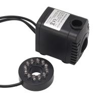 Bomba Sumergible 8W 600LPH IP68 Ultra Silenciosa Con Luz LED Colorida Para Pila Acuario Tanque De Peces 110V Enchufe De EE. UU. - details 2