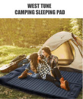 Colchón Inflable Ultraligero Para Acampar Con Almohada Y Bomba Integrada Tapete De Viaje Para Dormir Al Aire Libre - details 0