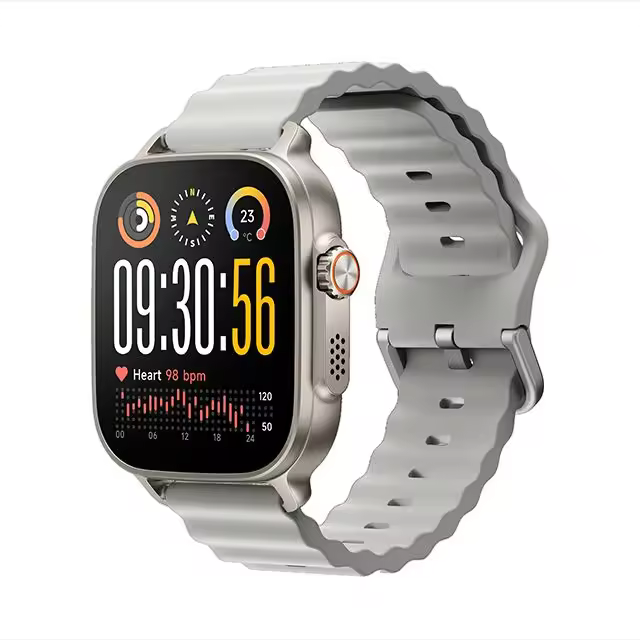 Smartwatch - realme Watch 5, Versión Global, Gran Pantalla AMOLED de 1.97", 16 días Vida de la Batería muy Larga, IP68, 108 modos de deporte y de monitorización de salud, NFC, Brújula y GPS independiente con 5 GNSS, relojes inteligentes - 1