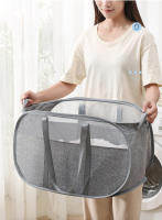 Cesta De Ropa Plegable Grande Para Almacenamiento De Ropa Sucia Con Manijas Portátiles Organizador De Ropa Para Baño - details 4