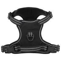 vidaXL Arnés para perros con bandas reflectantes ajustables S Color Azul,  Marrón,  camouflage brown y mas - details 3