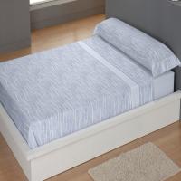 CARPE DIEM Juego de Sábanas de Microfibra Estampada Mod. CALELLI Color Azul - Conjunto de Ropa de Cama 3 o 4 Piezas para Cama 90, 105, 135, 150, 150/160  y 180 cm, Suaves, Transpirables y Confortables, Válidos para Colchones hasta 28 cm de Grosor - details 0