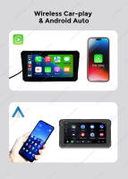 Monitor De Video Para Motocicleta Portátil De 6 Pulgadas Pantalla IN-CELL Sin Cable Soporte Para Apple Carplay Android Auto TPMS 1000NIT - details 5