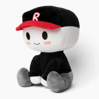 Muñeca Decorativa Blox Buddies De 2023 Para Niñas Con Sombrero Negro Y Peluche Amarillo Juguete De Peluche Para Decoración De Habitación Regalo Para Niños - details 7