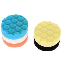 Kit De Pads De Pulido Para Coche 5 Piezas Auto Adhesivos Para Cera Y Pintura Incluye Esponja Lana Y Polipiel Para Mezclador De Perforadora - details 2