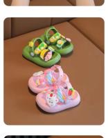 Sandalias Para Niños Verano Antideslizantes Dibujos Animados Niñas Niños Zapatos Para La Playa Transpirables Y Quick Dry - details 4