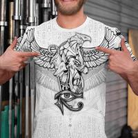 Camiseta Unisex De Estampado 3D BJU Ancient Egypt Estilo Casual Manga Corta Transpirable Para Viajes Y Uso Diario - details 19
