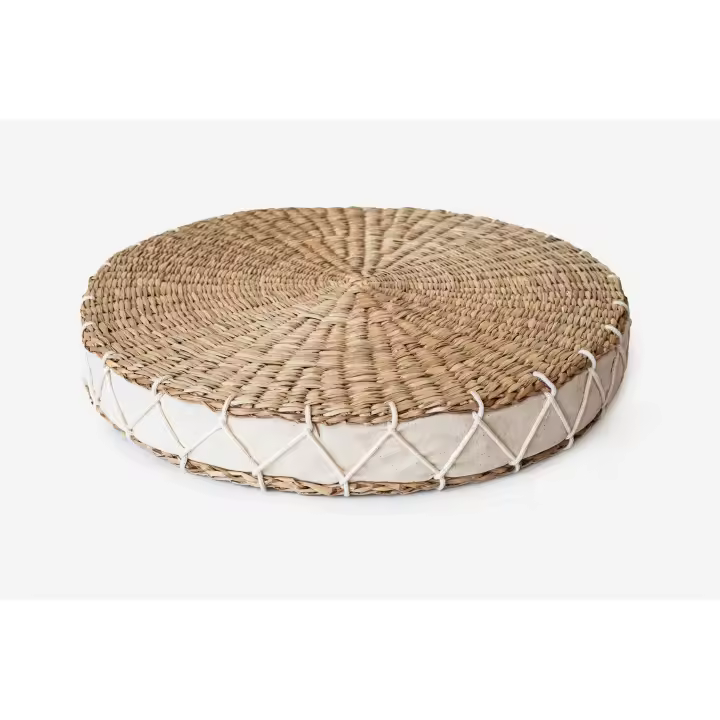 COJÍN DE ASIENTO FIBRAS NATURALES Ø40X5.5CM - 1