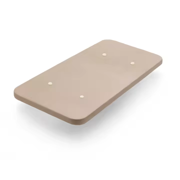 CAMA EXPRESS Base Tapizada Sin Patas con Tejido 3D Transpirable, Barras Transversales de Refuerzo | Ideal para Dormitorio y Habitación de tu Hogar | Color Beige - 1