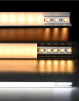 Tira LED 50CM Con Perfil De Aluminio Y Diffusor PC Para Cubierta Negro Plateado Para Lámpara Lineal De Barra Armario 8mm/10mm/12mm Decorativa - details 12