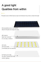 Lámpara De Escritorio Plegable Solar Y USB Recargable Protección Ocular Para Lectura Luz Nocturna Dimmerable Para Cama - details 2