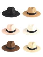 Sombrero De Paja Grande Plegable Para El Verano Con Sombra Personalizable Ecológico Transpirable Para Exteriores Y Playas Protección Solar Amplio - details 0