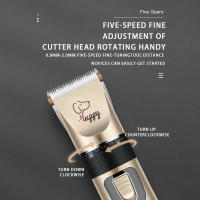 Perro gato Clipper pelo Clippers grooming haircut PET Shaver conjunto completo mascotas recargable profesional cortador máquina de corte - details 2